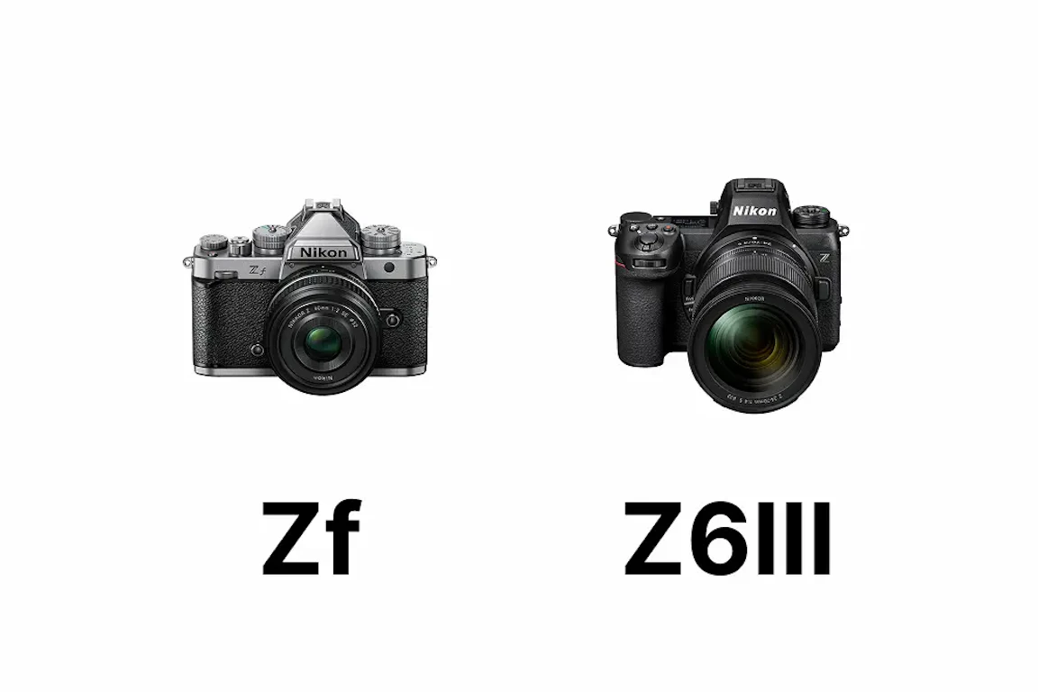 Nikon ZfとNikon Z6IIIを徹底比較！連写・動画・価格差で選ぶ【2026